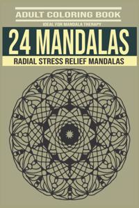 24 Mandalas Adult Coloring Book