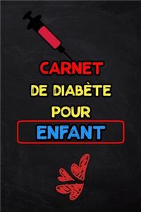 Carnet de diabète pour enfant