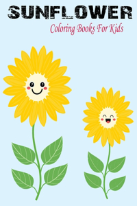Sunflower coloring books for kids