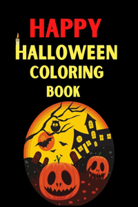 Happy Halloween Coloring Book