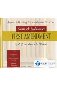Weaver's Sum and Substance Audio on First Amendment, 2D (CD)