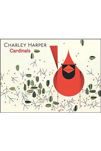 Cardinals by Charley Harper Boxed Notecards