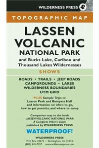 MAP Lassen Volcanic National Park