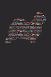 Havanese Notebook 'Word Cloud' - Gift for Havanese Lovers - Havanese Journal