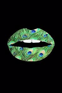 Peacock Lips - Animal Print - Notebook
