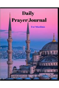 Daily Prayer Journal for Muslims