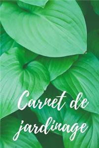carnet de jardinage