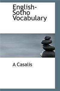 English-Sotho Vocabulary