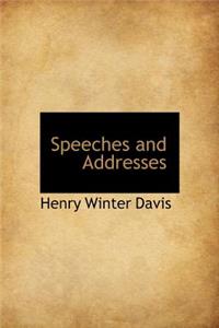 Speeches and Addresses