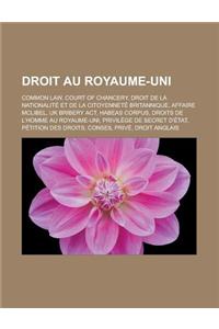 Droit Au Royaume-Uni
