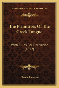 The Primitives Of The Greek Tongue