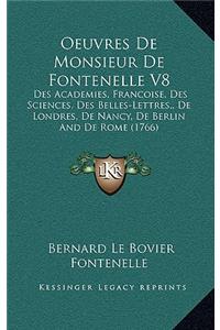 Oeuvres De Monsieur De Fontenelle V8