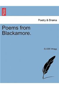 Poems from Blackamore.