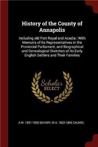 History of the County of Annapolis