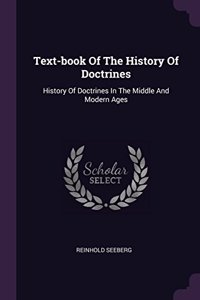 Text-book Of The History Of Doctrines