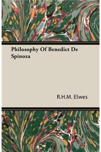 Philosophy Of Benedict De Spinoza