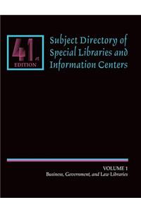 Subject Directory of Special Libraries and Information Centers