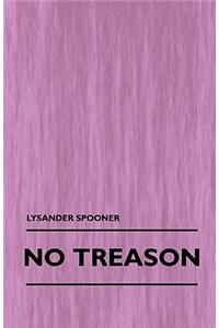 No Treason (Volume 1)