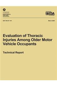 Evaluation of Thoracic Injuries Among Older Motor Vehicle Occupants