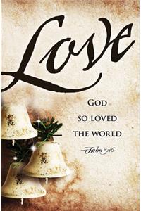 Love Bells Images Advent Bulletin (Pkg of 50)