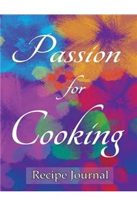 Recipe Journal Passion for Cooking
