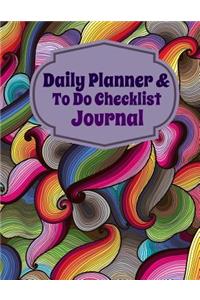 Daily Planner and To Do Checklist Journal