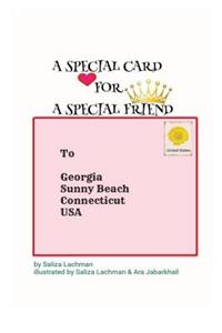 Special card for a special friend