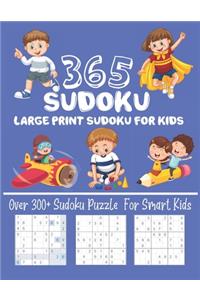 365 Sudoku Large Print Sudoku For Kids