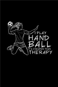 I play handball therapy