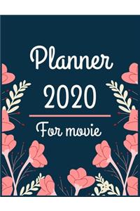 Planner 2020 for movie