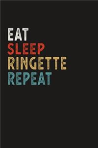 Eat Sleep Ringette Repeat Funny Sport Gift Idea