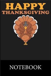 Happy Thanksgiving Notebook