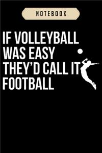 Volleyball Journal Notebook