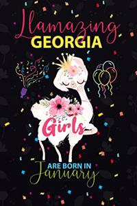 Llamazing Georgia Girls are Born in January