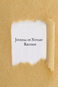 Journal of Notary Records