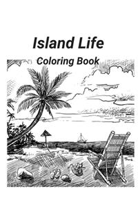 Island Life Coloring Book