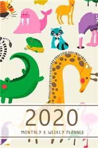 2020 Monthly & Weekly Planner