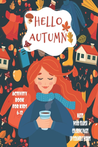 Hello Autumn Activity Book For Kids