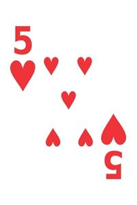 Five Of Hearts Notebook