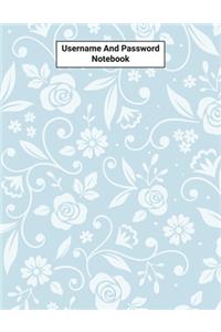 Username And Password Notebook
