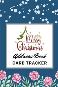 Christmas Address Book Card Tracker