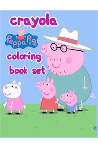 Crayola Peppa Pig Coloring Book Set