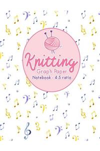 Knitting Graph Paper Notebook - 4