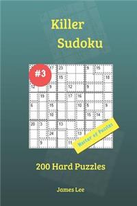 Killer Sudoku Puzzles - 200 Hard 9x9 vol. 3