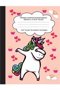 Primary Composition Notebook Grades K-2 (5/8