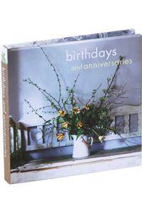 Country Flowers Birthday Book
