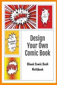Blank Comic Book Notebook