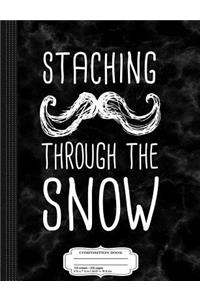 Staching Through the Snow Composition Notebook