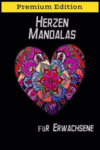 Herzen Mandalas für Erwachsene