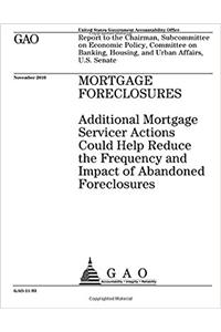 Mortgage foreclosures